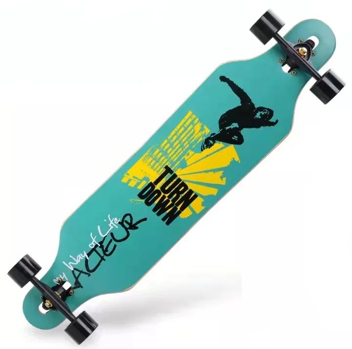 Wholesale 42inch Wood Maple Drop Down Downhill Cruiser Custom Complete Dancing Longboard
