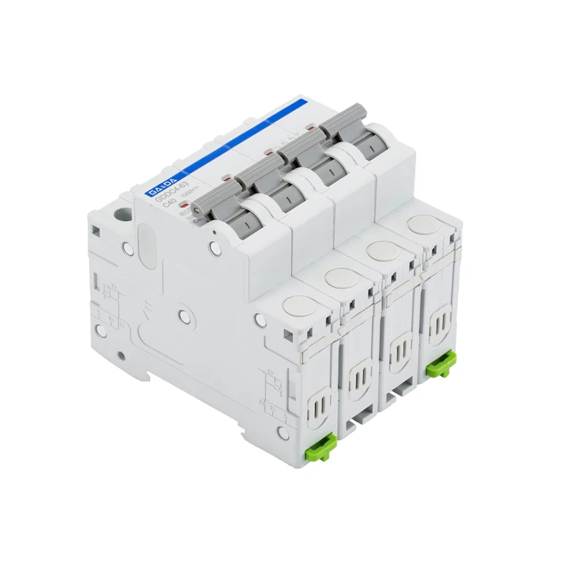New  10ka 4P mcb 40a 1000v mcb Mini Micro MCB