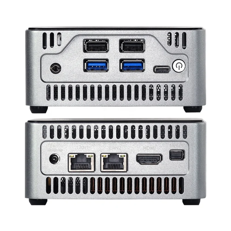 Mini PC I5 I7 11 Gen 1135G7 1165G7 DDR4 H-D 2LAN USB Home Personal Computer For Games