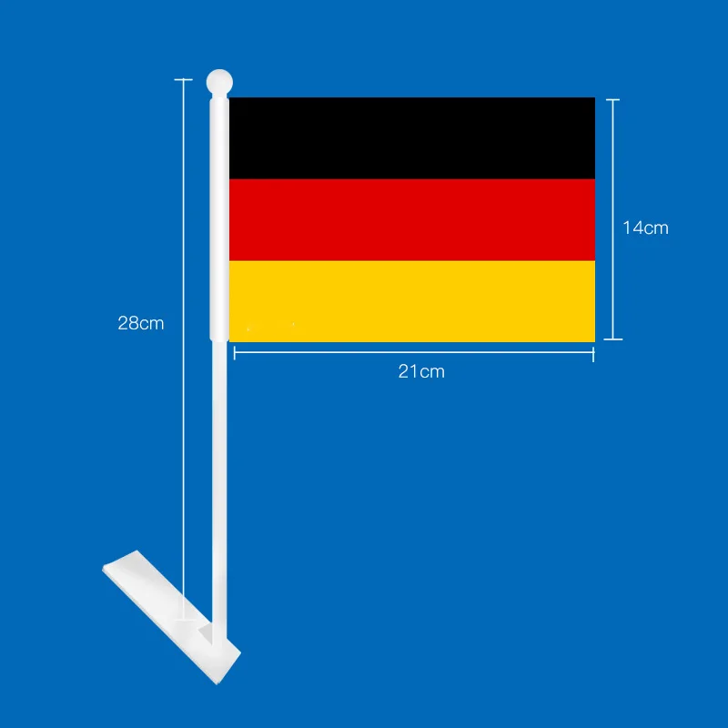 New arrival custom flags all countries car flag holder samoa car flags