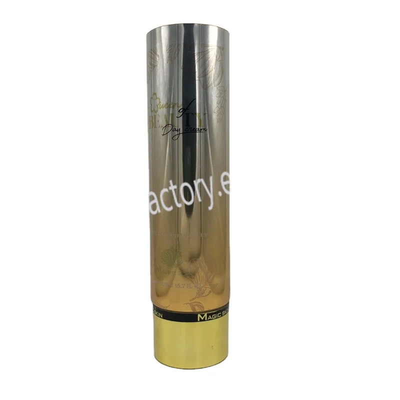 40ml-100ml Cosmetic Plastic Tube with Mushroom-shaped Screw Cover for Face Mask Packaging