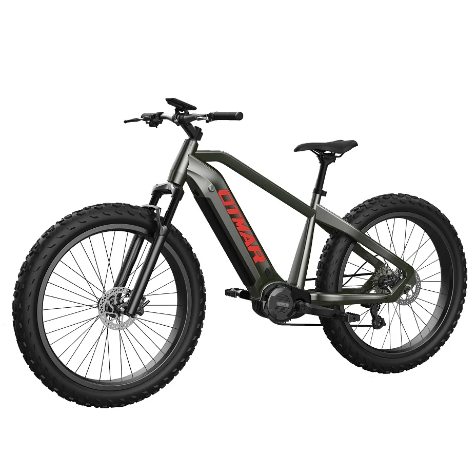 New Design 26inch Mid Drive Motor Electric Bicycle Battery Hidden Electric Bike Fat Tyre Electric Mountain Bike 48v 750w Ebike