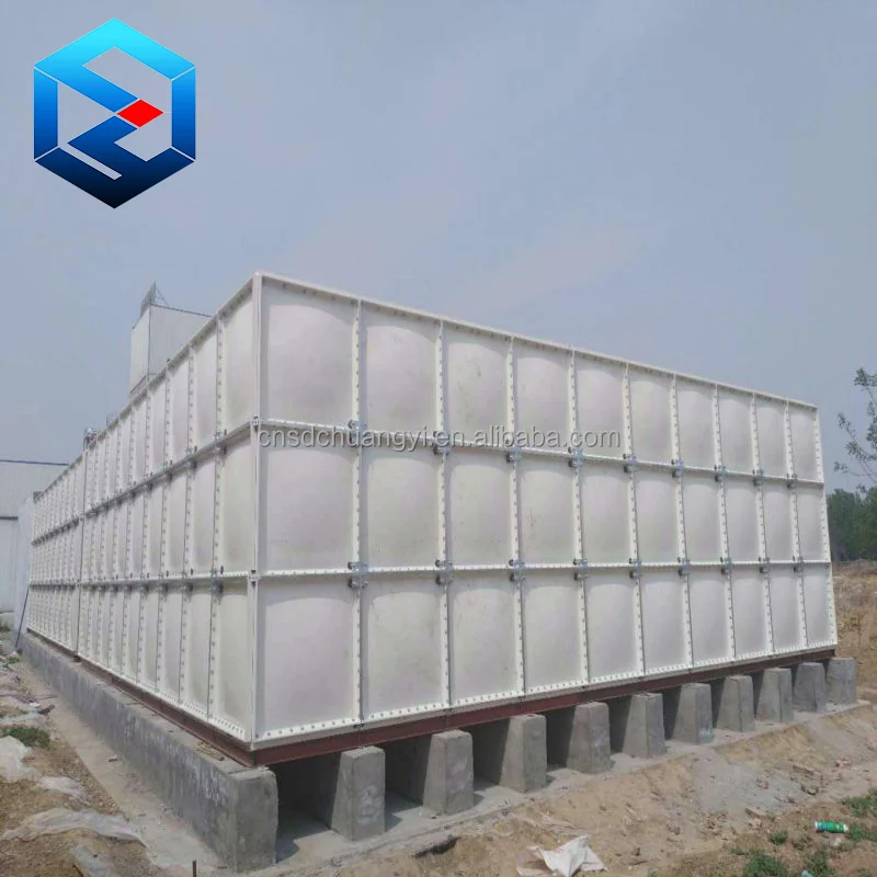 10m3 Square FRP Farm Water Storage Tank With Size 2.5x2x2
