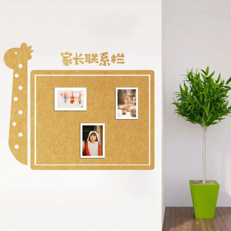 Generic home decor 3d wallpaper felt sound insulation board flocking sticker