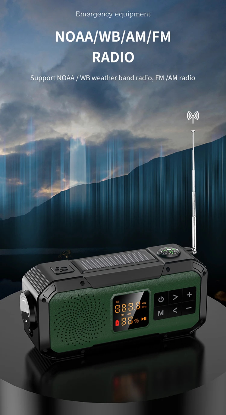Am Fm Radio Multi Speakers Portable Amplifier Ranger Android Digital Radio As Christmas /Personal Gifts