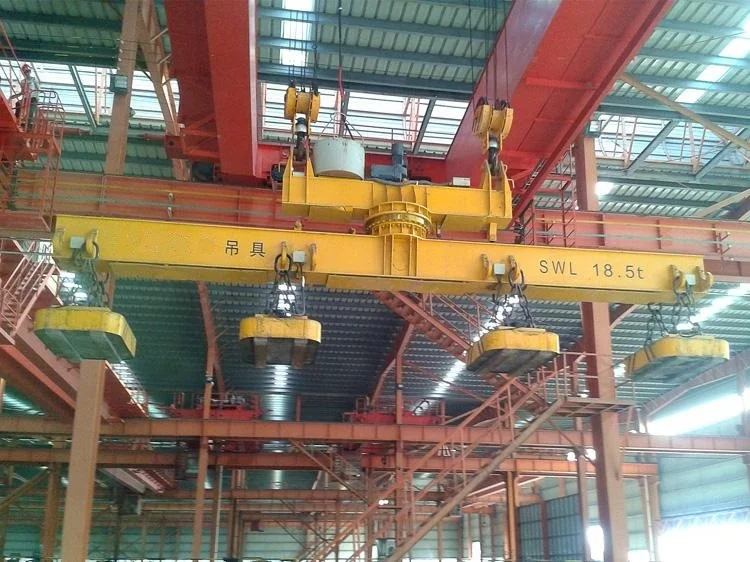 FEM Standard 20T 30T Electromagnetic Hanging Beam Overhead Crane