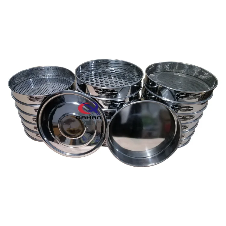 Quality Inspection Manual Filtering Screening Lab Test Soil Shaker Screen Analysis Test Sieve
