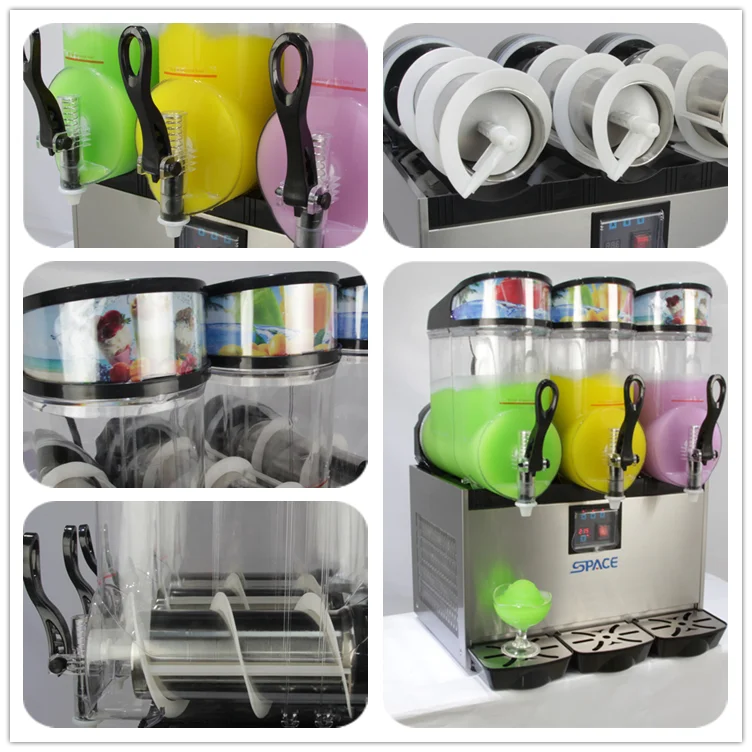 
45L Commercial Frozen Drink Slush Slushy Making Machine Smoothie Ice Maker 