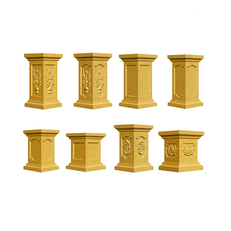 TONGYUAN Durable strong plastic concrete baluster pillars column molds for sale