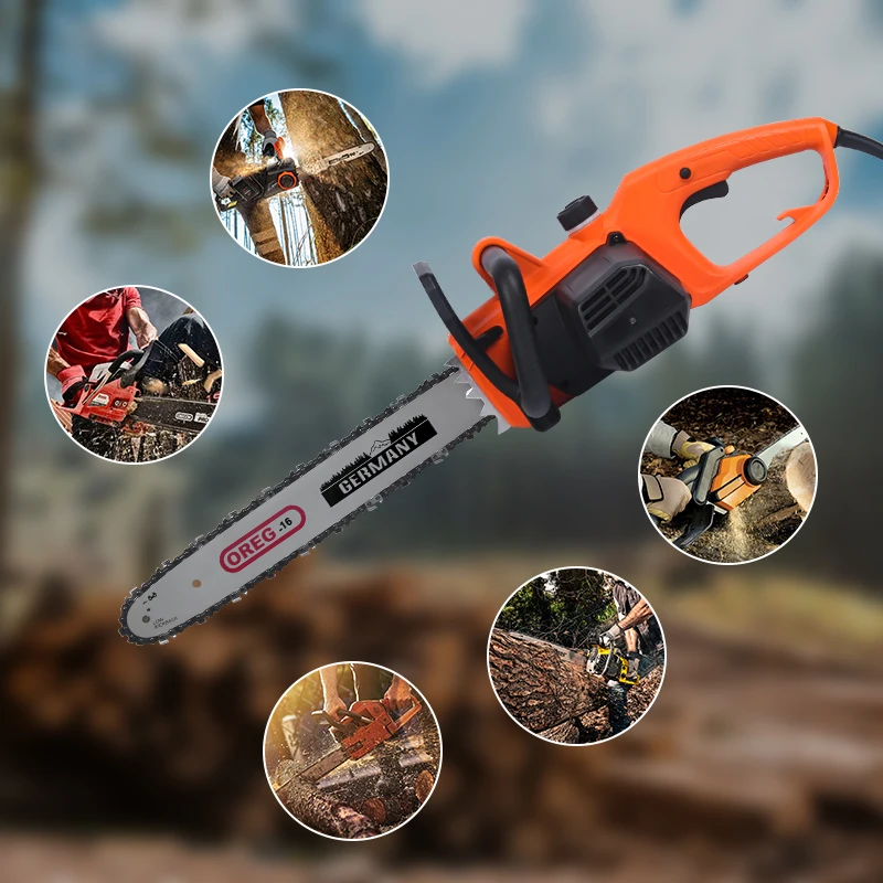 Bison Greenworks Electric Chainsaw 220V 2400W Chain Saw Sharpener Brushless