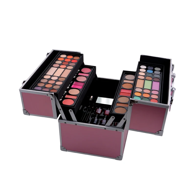Christmas sets for little girls Luxury high quality full makeup artist kit complete makeup kit