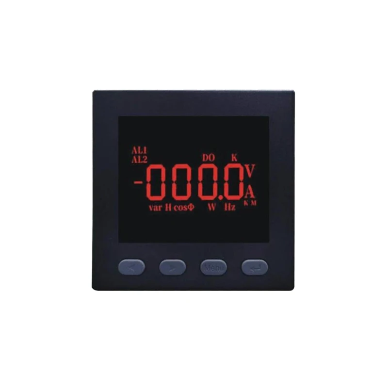 Network Monitor R485 three phase smart digital LCD voltmeter voltage ampere meter