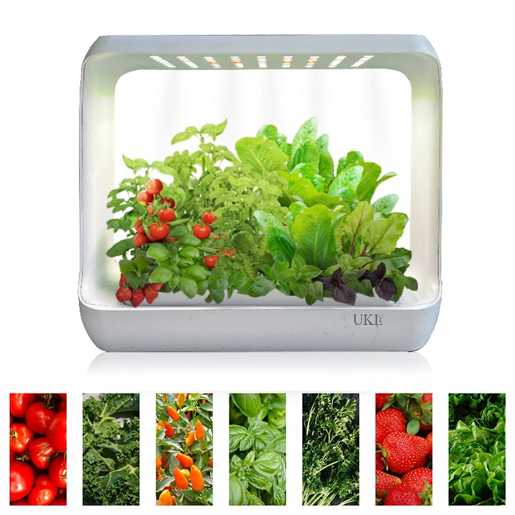 Intelligent Herb Garden Planter Self Watering Decorative Planter Pot 2022 Smart Home Minimalist Indoor Garden ABS Kitchen Plants