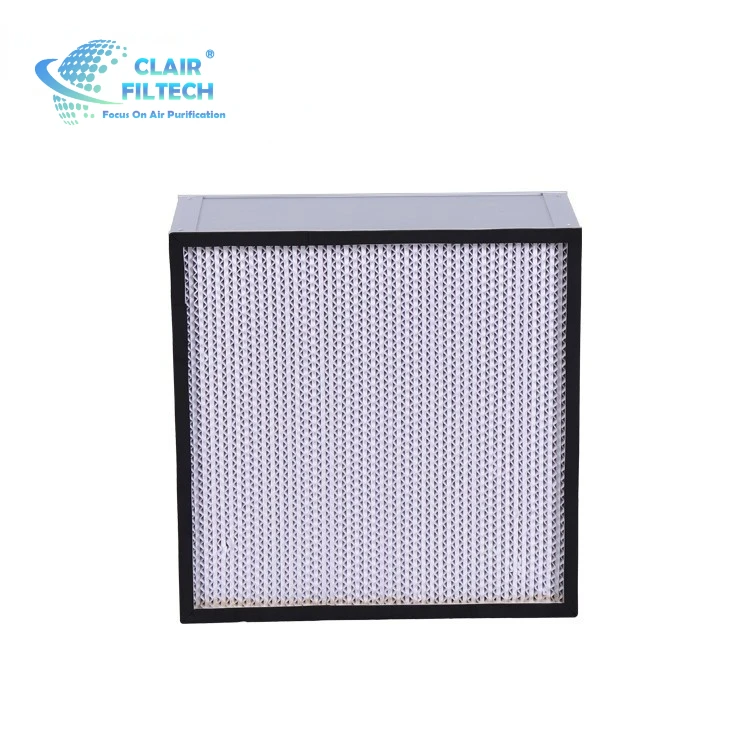 High Efficiency Synthetic Fiber Hepa H13 Air Filter Pleated Hepa Filters