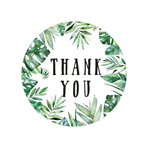 OEM succulents decorative label sticker thank you stickers for bags boxes