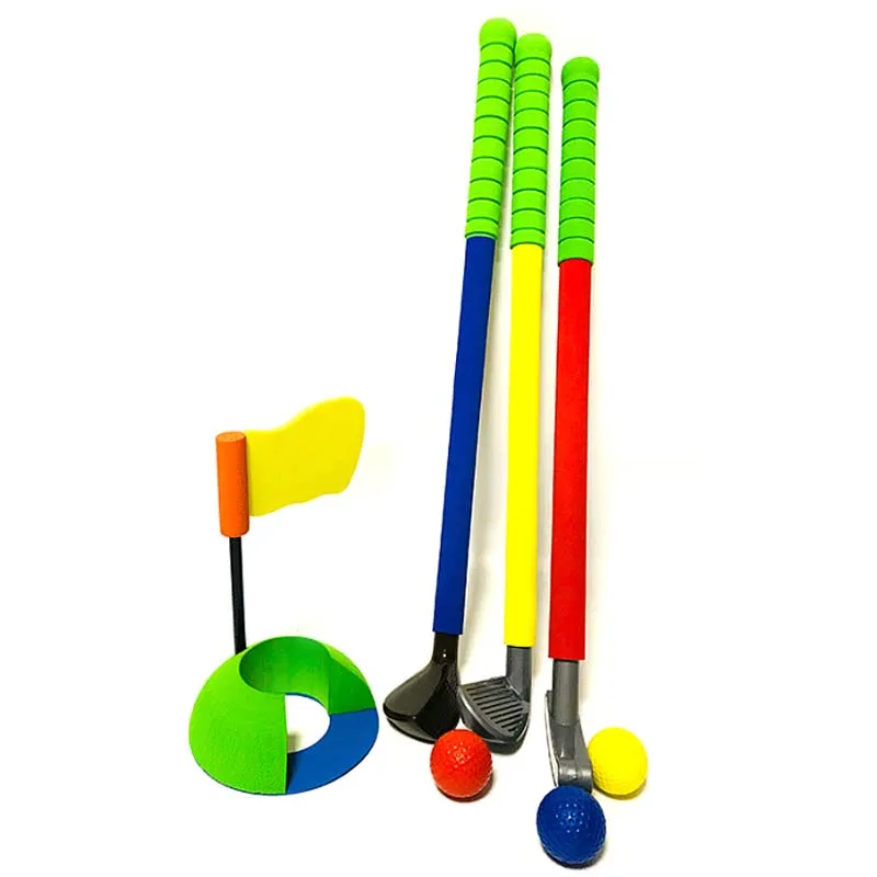 Golf club set kids indoor interaction fitness exercise golf ball toy package educational toy game set