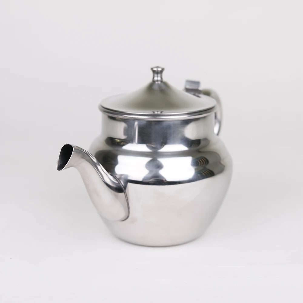 Arabic Morocco stainless steel Teapot Tea Kettle Pour Over Milk Coffee Pot