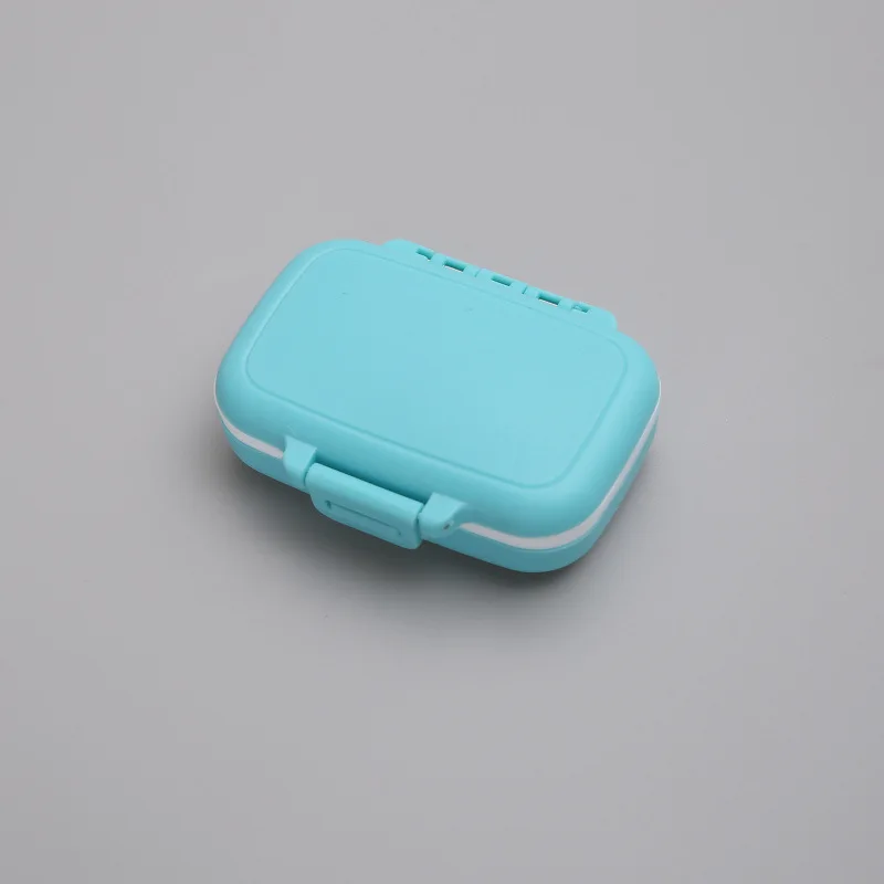Portable Daily Weekly Plastic Wheat Straw 3 Compartments Travel Medicine Pill Storage Cases Pill Box Organizer