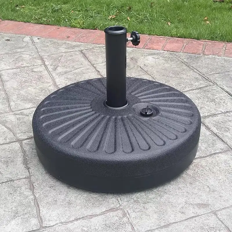 Heavy Duty Patio Resin Marble Cast Iron Plastic Water Filled Beach Garden Sun Outdoor Umbrella Parasol Base with Wheels