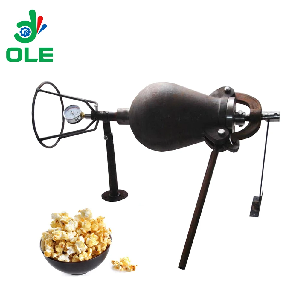 2.5KG/TIME China Cannon Corn Popping Machine Old Fashion Popcorn Maker Machine