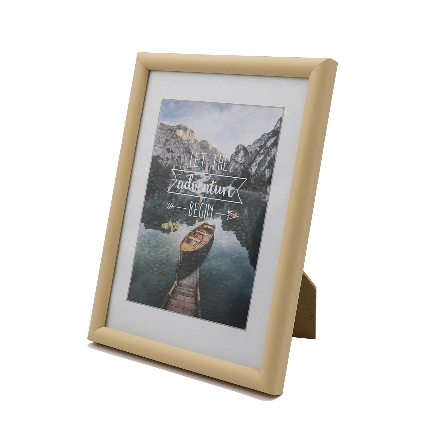 
New products home decoration plastic WPC photo frame wall art frame table portrait ps picture frame customized colors 
