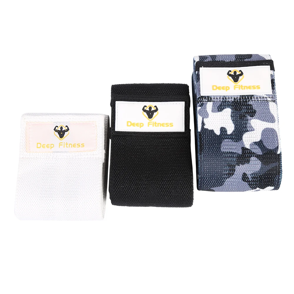 Deep Fitness Leg And Butt Yoga Accessories Loop Resistance Band Set with Customized Logo 5 Different Resistance Levels