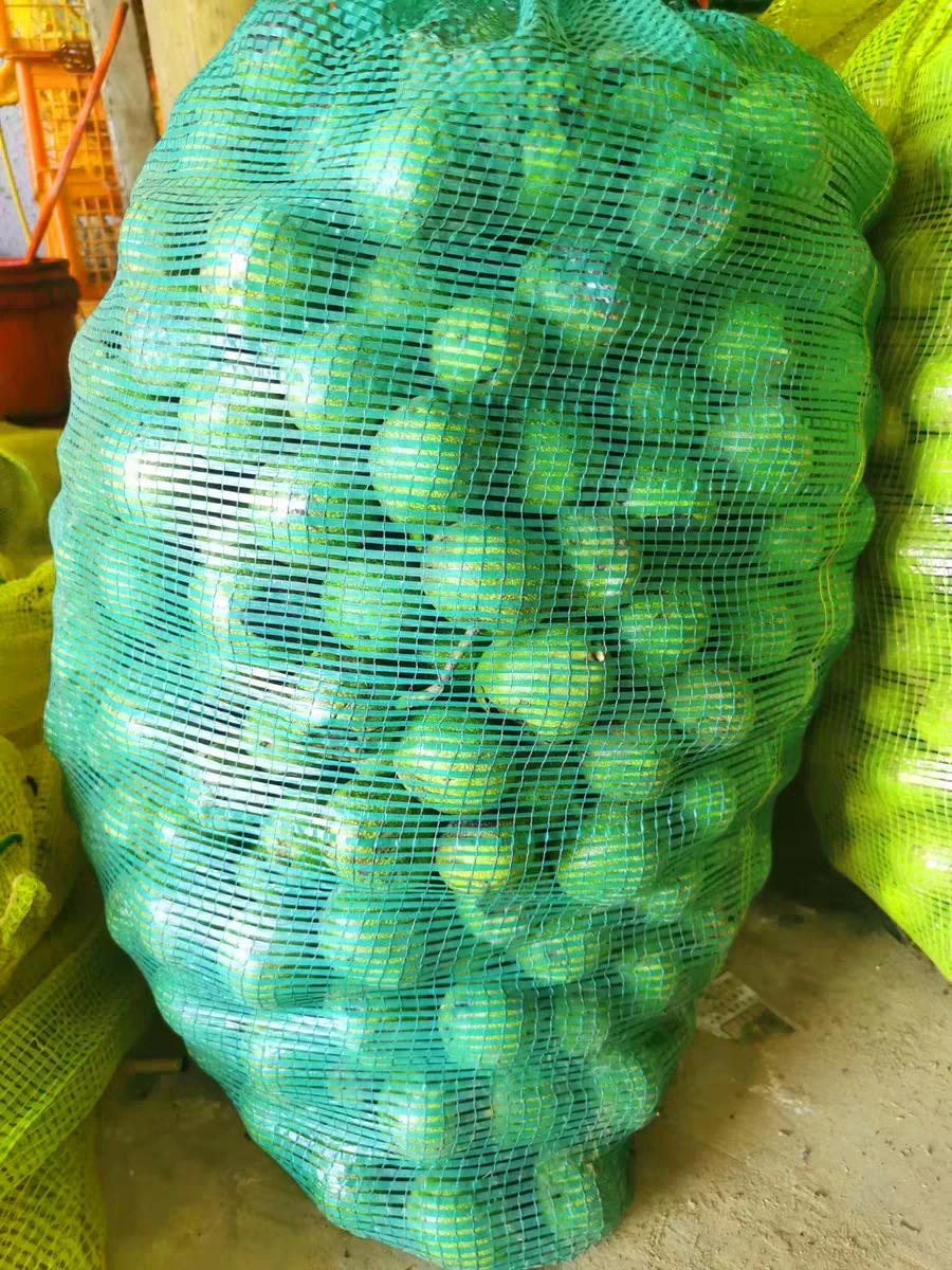 China Wholesale customized mesh bag for Potato onion cabbage green pepper corn vegetables and fruits