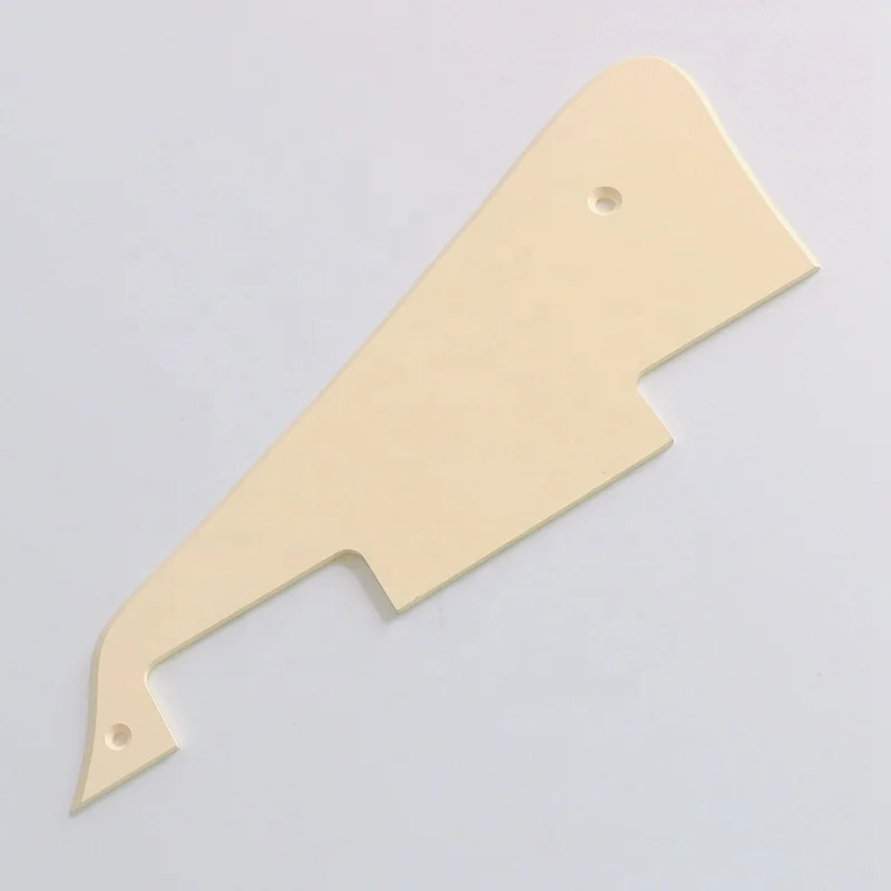 Donlis Custom 1ply Ivory Color 2009 Present Style Lp Guitar Pickguard for Wholesale Cream Replacement Parts