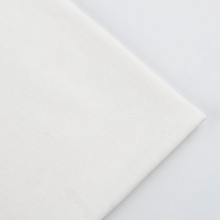 51014 --Guaranteed quality unique yarn dyed organic hemp cotton woven linen plain fabric for bedding