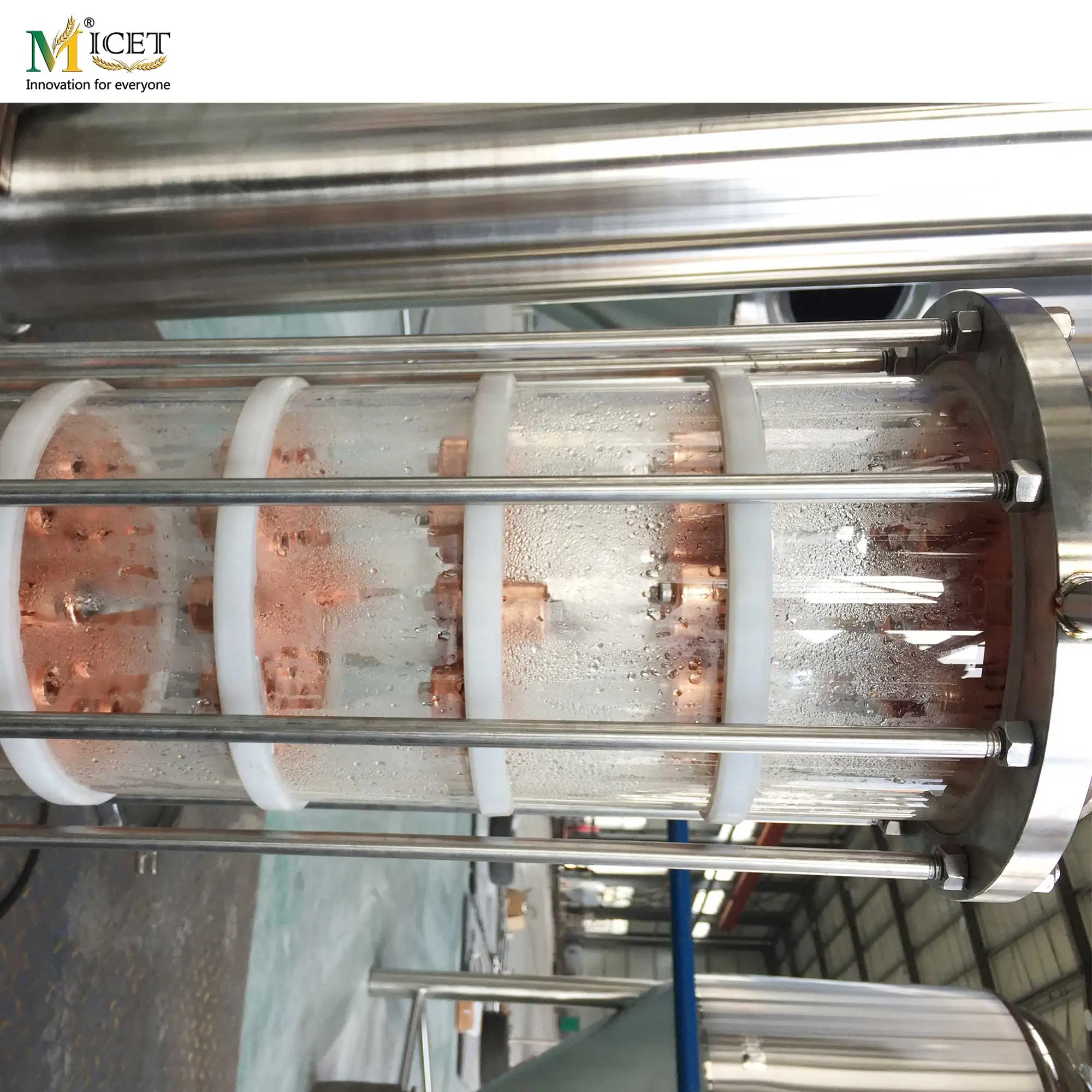 Micet 95% Alcohol Distiller 300L Double Distilling Tower Vodka&Rum Distillery Equipment