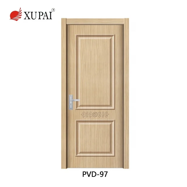 zhejiang jiangshan Interior room door hot sale cheap price plastic pvc door