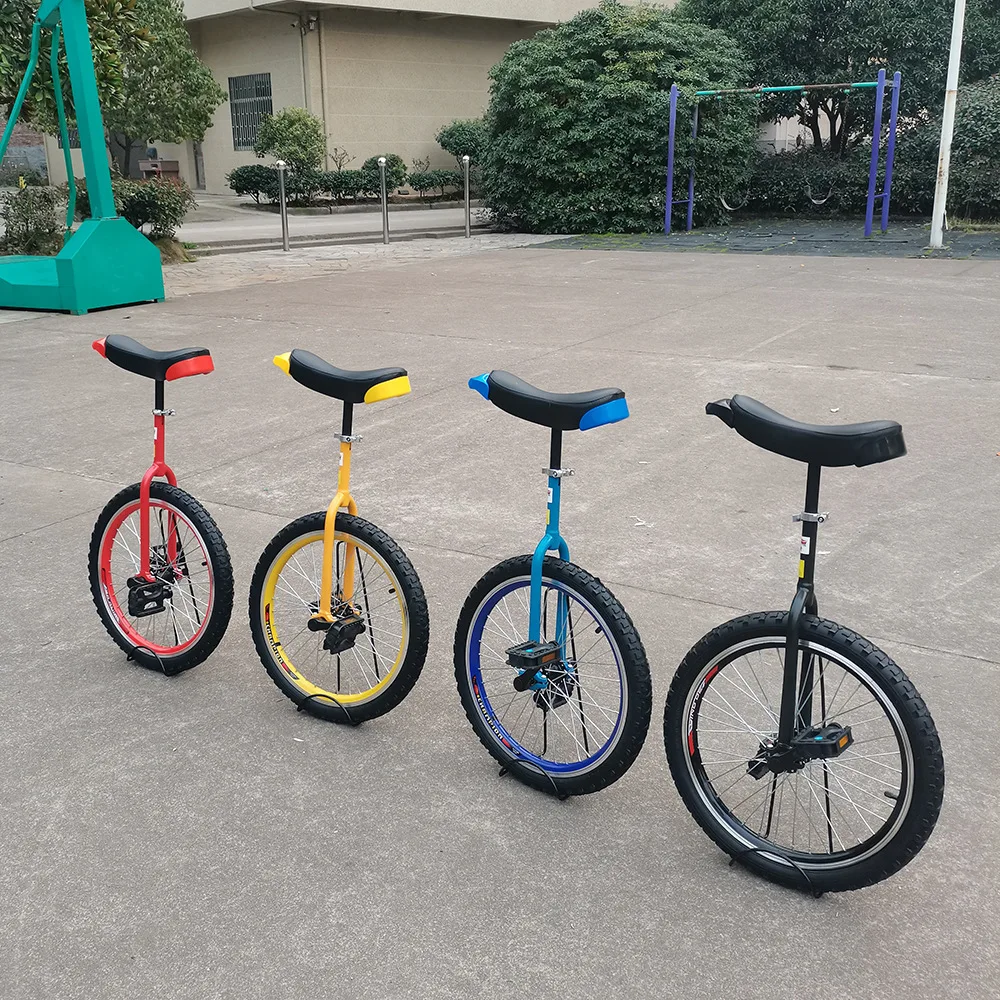 wholesale 16/18/20/24 Inch Steel Unicycle Bicycle children adult single-wheeled bicycle acrobatic performance props balance car