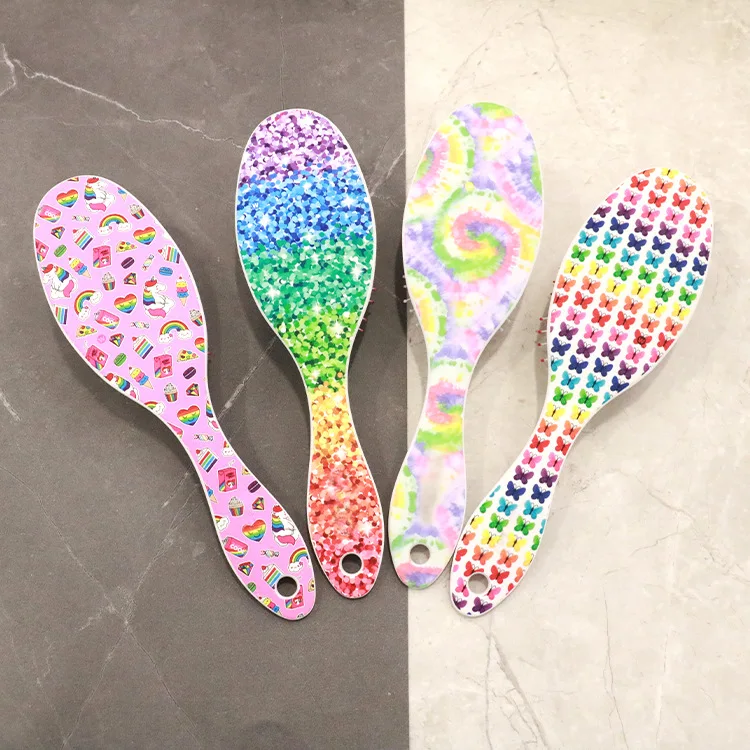 New Product Printing Air Cushion Comb Cartoon Comb Smooth and Not Knotted Home Massage Comb