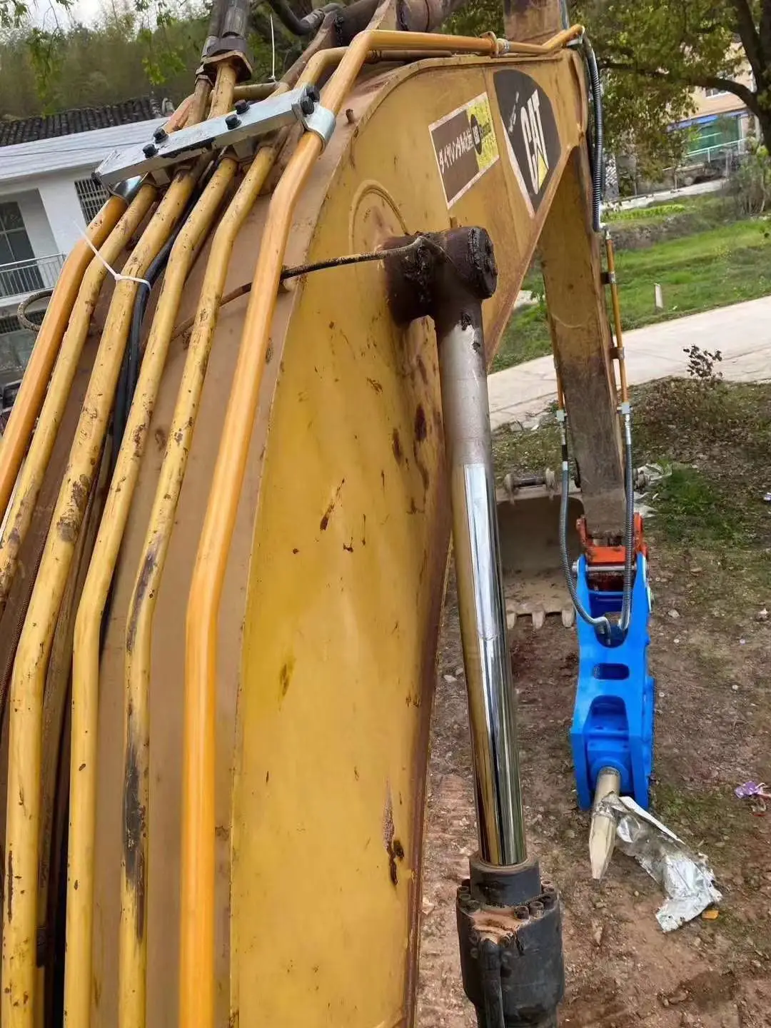 Hydraulic breaker for pipes of excavator crusher steel pipes for pipe mechanical parts