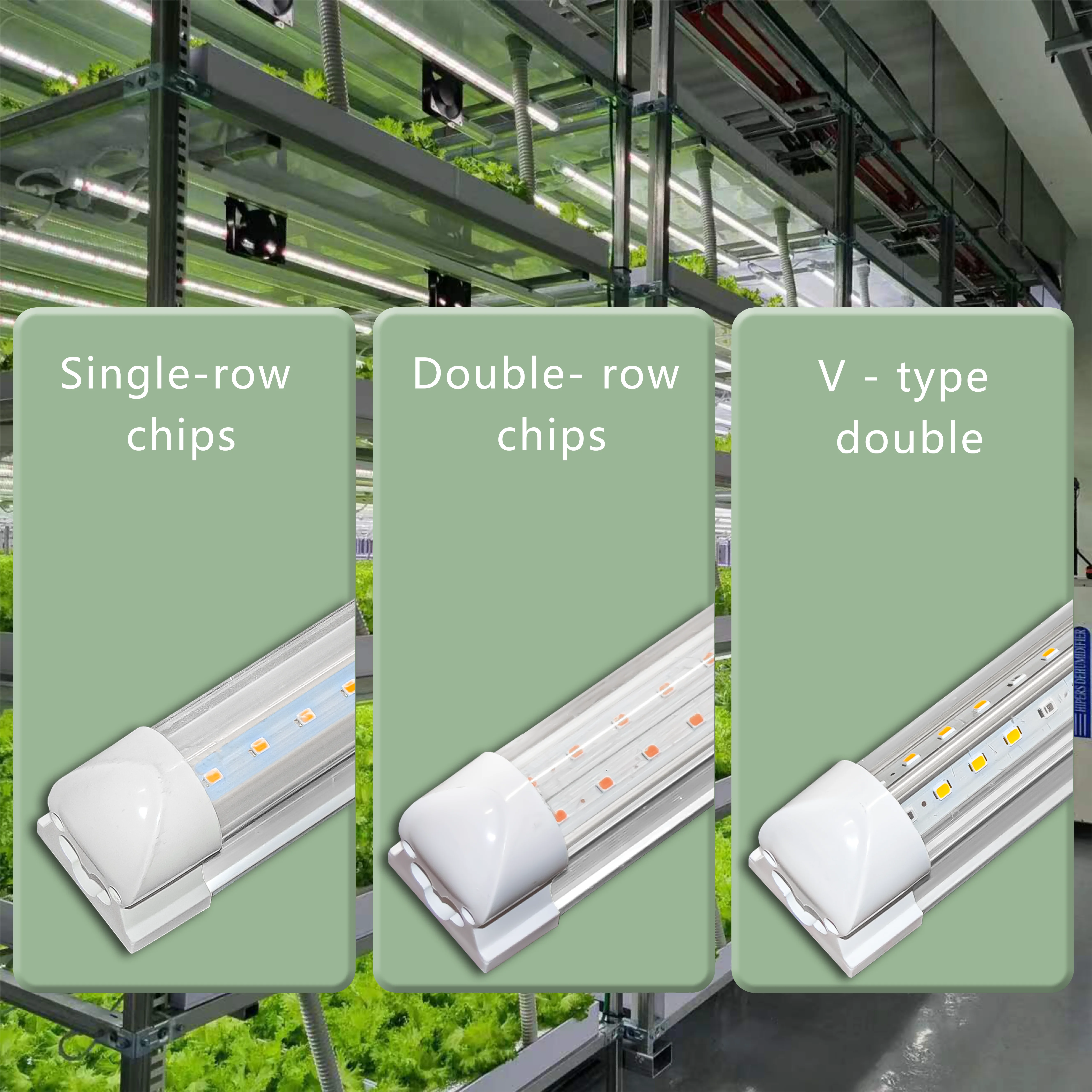 Full Spectrum Plant UV IR Channels Dimmable Commercial Hydroponic Indoor Grow T8 Led Plant Light