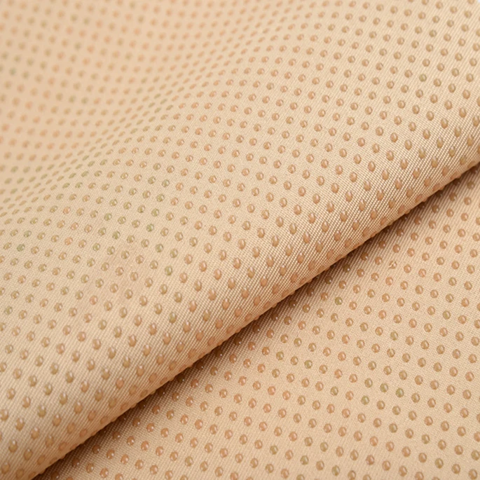 RPET PVC drip plastic waterproof recycle polyester silicone anti-slip functional fabric