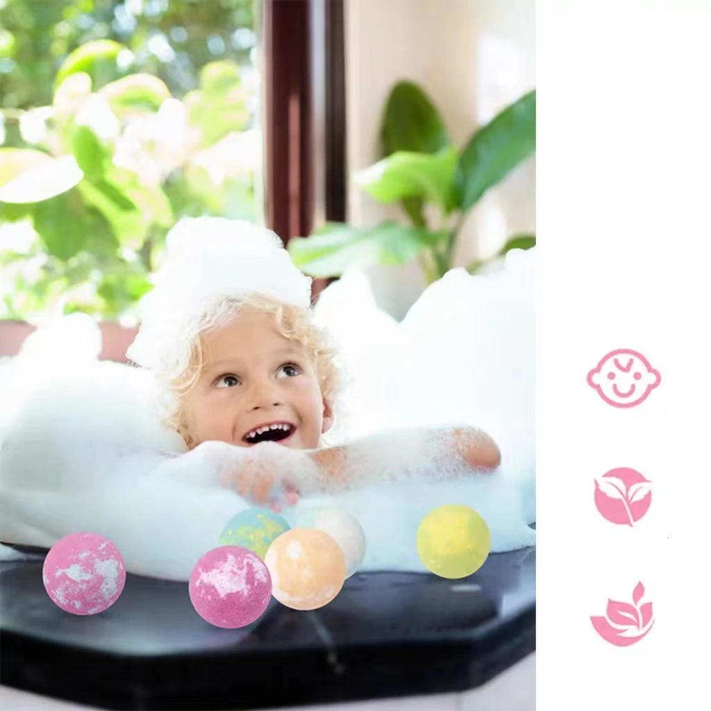 Bath Bombs Gift Set , Shea&Mineral Sea Salt Dry Skin Moisturize, Perfect for Bubble Spa Bath.Her/Him,girlfriend