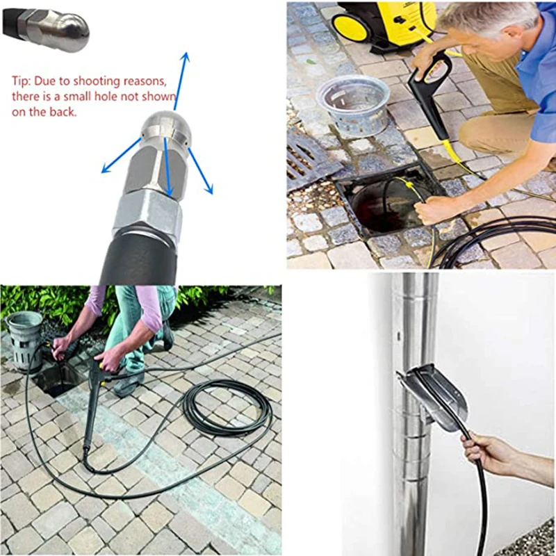 Pressure Washer Hose Tube Water Pipe Cleaning Replacement For Karcher M22 K Series ,nozzle sewer cleaning hose,Underwater gun