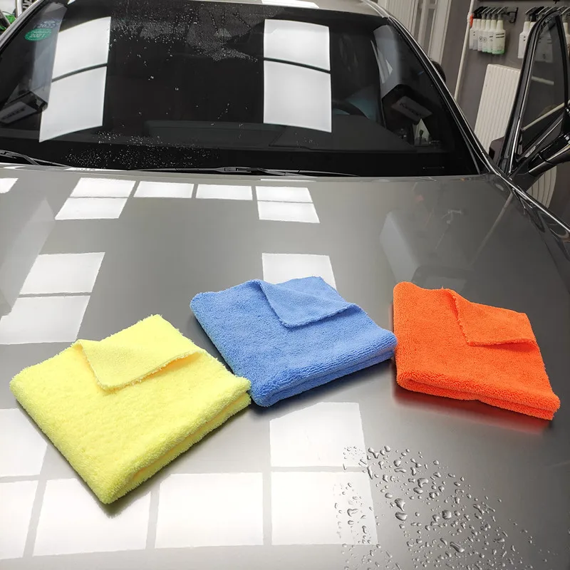 Hot Sale Multi Purpose Personalized Thick Absorbent Fast Drying Microfiber Towels Car Cleaning Cloths For Washing And Household