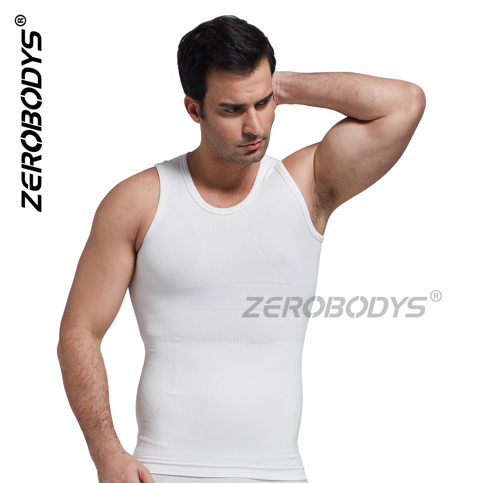 Meisu T052 Mens Body Shaper Abdomen Slimming Shapewear Shaping Corset Compression Shirts