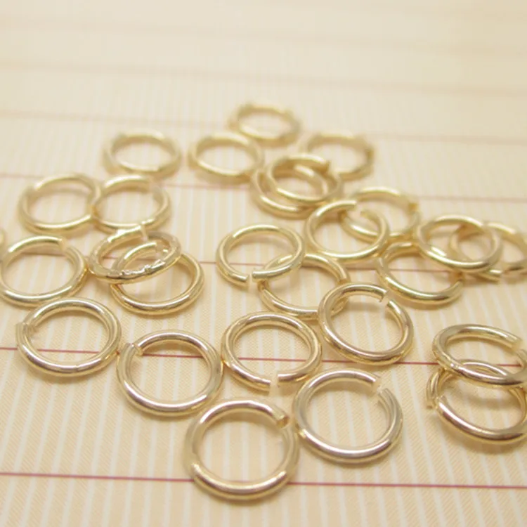 NANA high quality 24k gold fille thicker jump rings