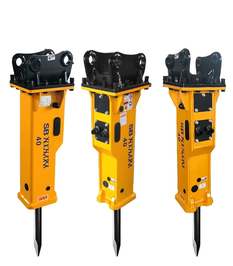 Customized New Model Box Type SB40 Hydraulic Breaker Hammer Rock Stone Breaker Hammer For Mini Excavator