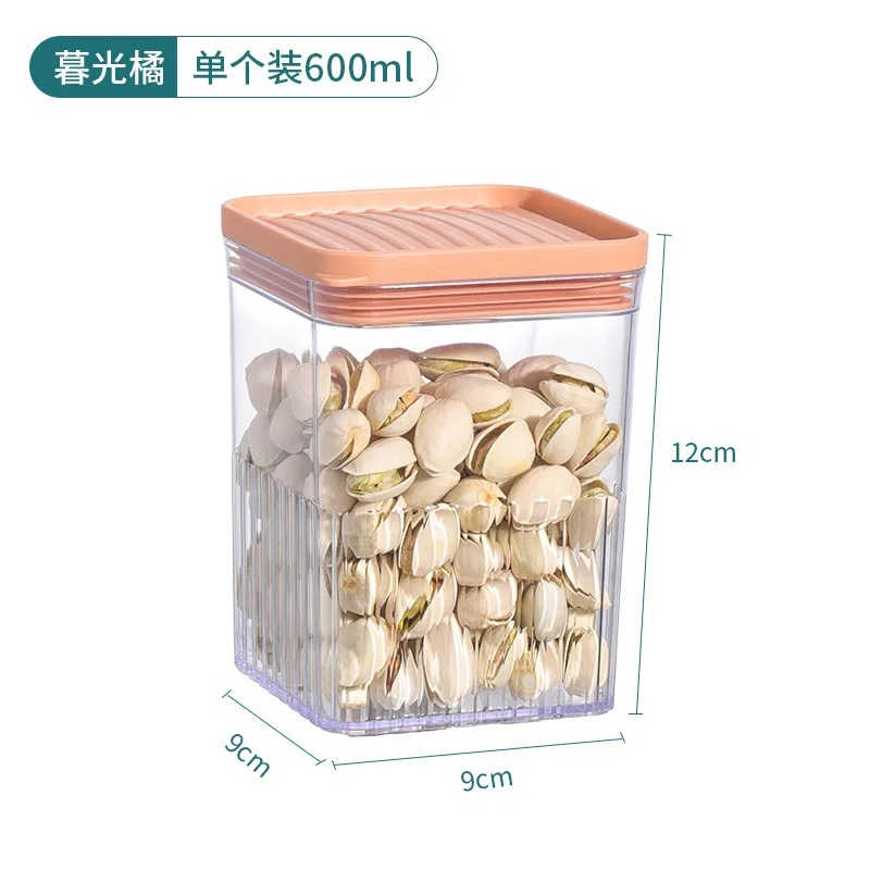 Kitchen refrigerator transparent storage container moisture-proof preservation food plastic storage container