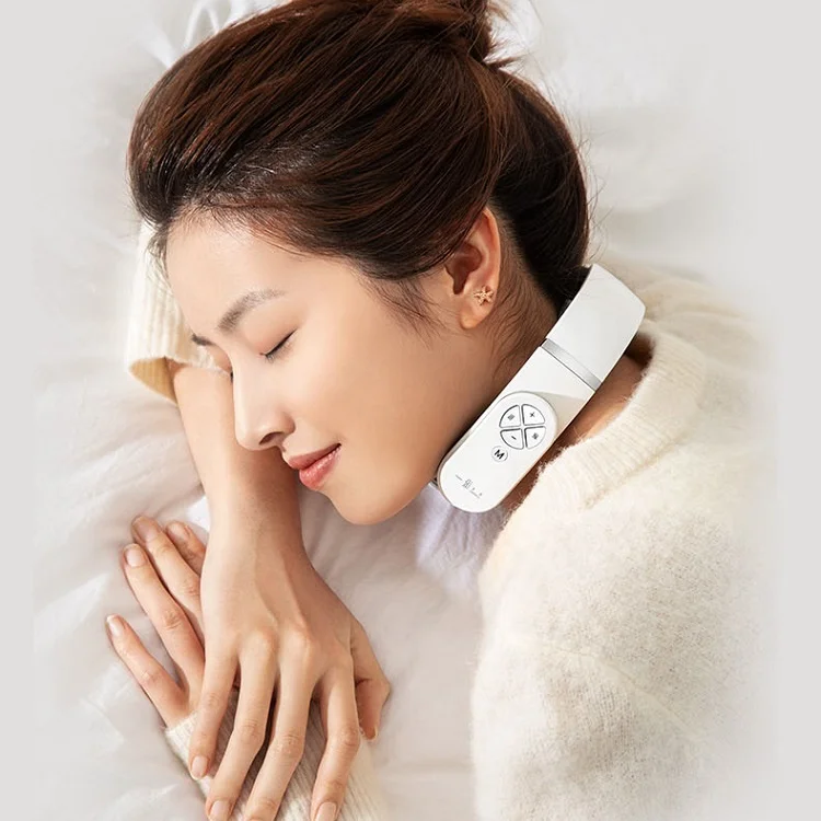 
EASEPAL Professional U Shape Electric Shiatsu dropshipping Electrical muscle stimulation 4 modes hot compress EMS neck massager 