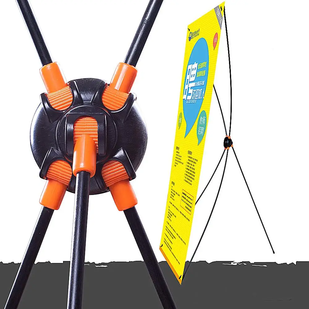 Пластиковая подставка для баннеров типа X в виде панды, 60*160 см, 80*180 см, подставка для графического принта, рулонная подставка