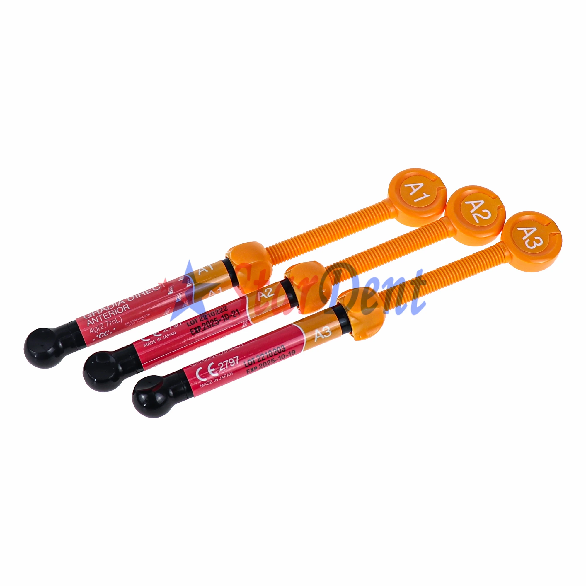 Оригинальный шприц с прямой добавкой GC GRADIA-Светоотверждаемый композит для пломб стоматологический