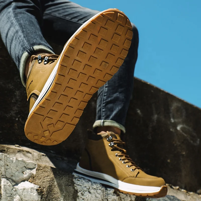 LANGTAN Waterproof safety boots outdoor sports European -standard steel toe safety boots  safety shoes cat