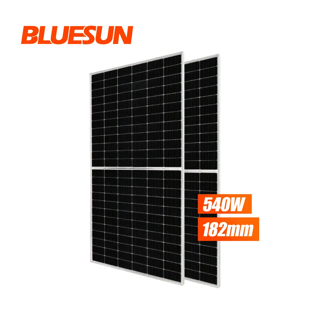 Bluesun m10 182 мм солнечная батарея pv модуль Солнечная панель 550 Вт 540 530 500 CE TUV сертифицирован в наличии на