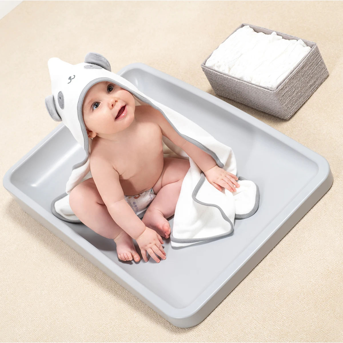 Облако easyclean сменная Подушка OBM полиуретановый Серый Детский Пеленальный Коврик для