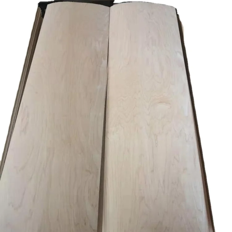 Hard Rock Maple Skateboards Maple Veneer Wood Canada Veneer China Supplier 860mm X 240mm X 1.60mm Face of Skateboards, Furniture